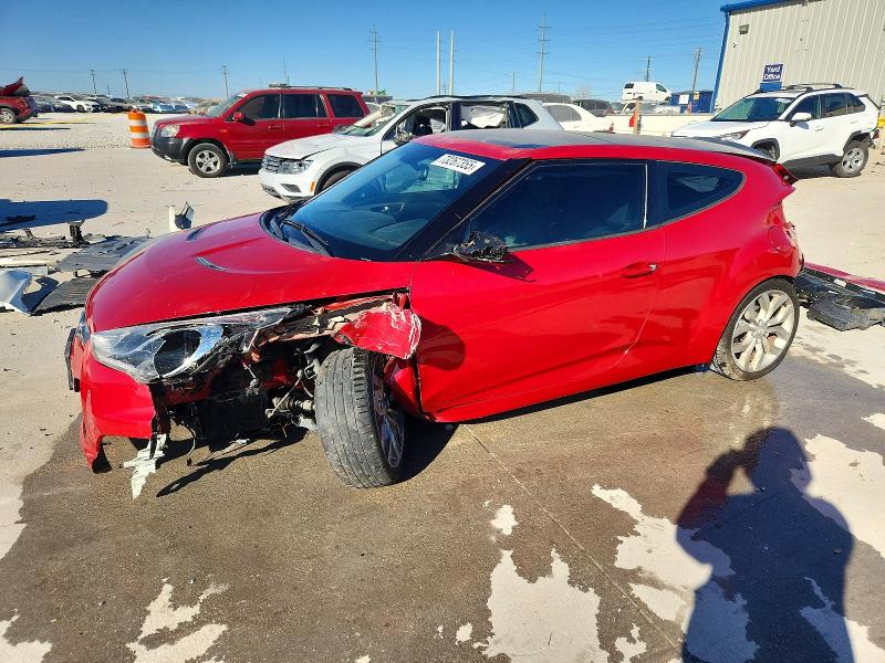 HYUNDAI VELOSTER 2015 with VIN KMHTC6AD2FU233254 - Photo from auction