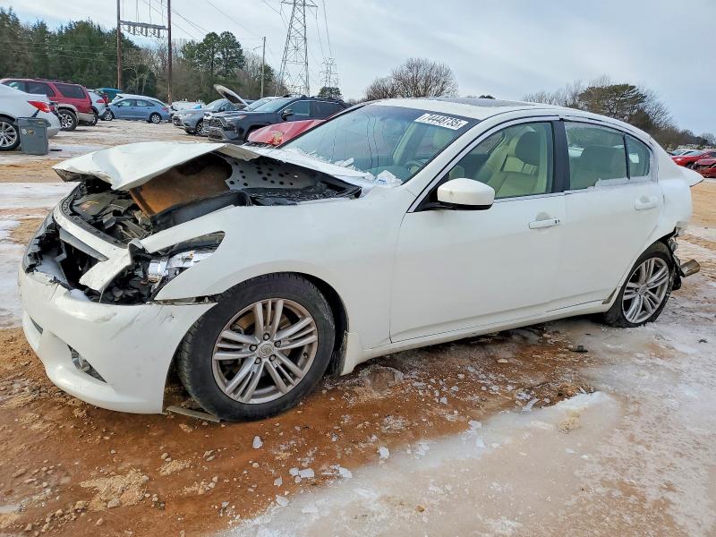 INFINITI G37 BASE 2012 with VIN JN1CV6APXCM623932 - Photo from auction