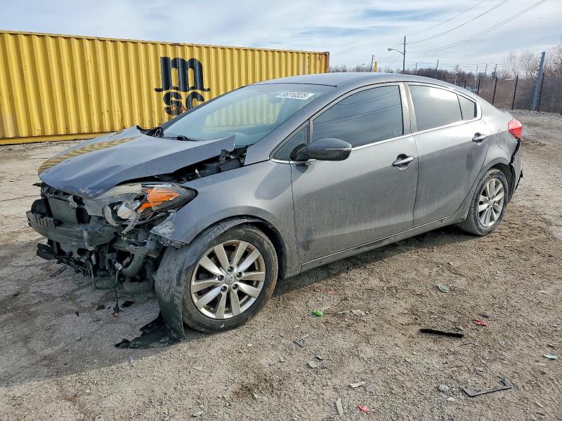 KIA FORTE EX 2014 with VIN KNAFX4A89E5126219 - Photo from auction