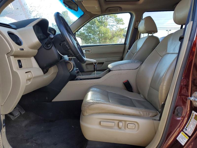 Photo 7 from auction – 2012 HONDA PILOT EXL with VIN 5FNYF3H69CB012438