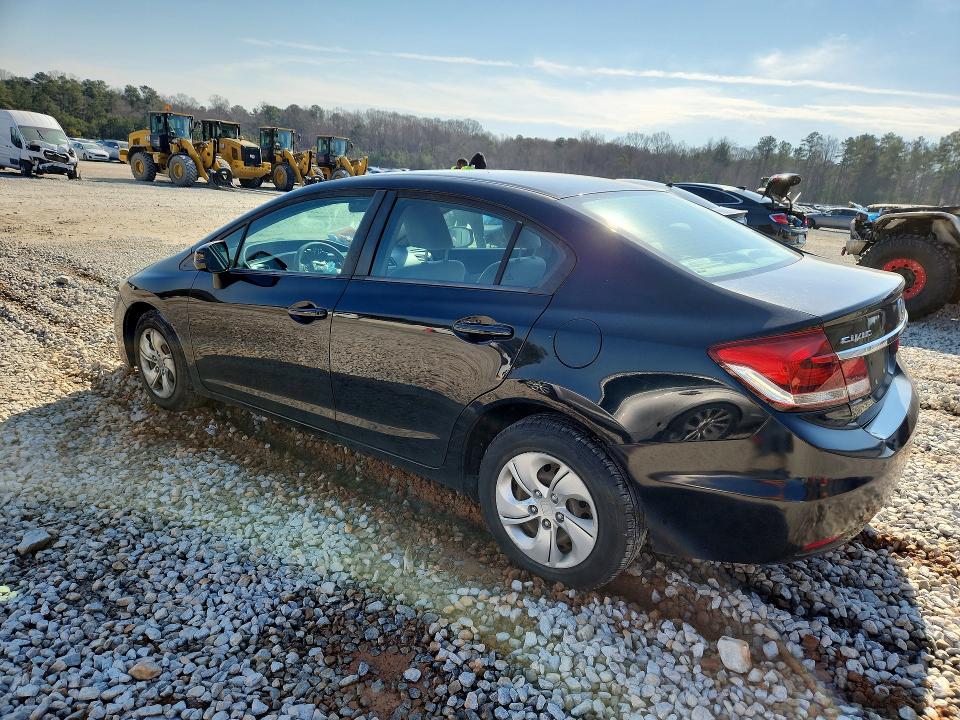 Photo 2 from auction – 2013 HONDA CIVIC with VIN 2HGFB2F58DH301931