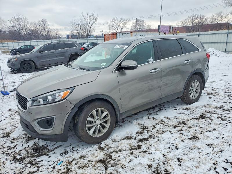 KIA SORENTO 2018 with VIN 5XYPG4A34JG409351 - Photo from auction