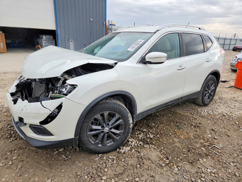 NISSAN ROGUE S 2015 with VIN KNMAT2MV7FP548106 - Photo from auction