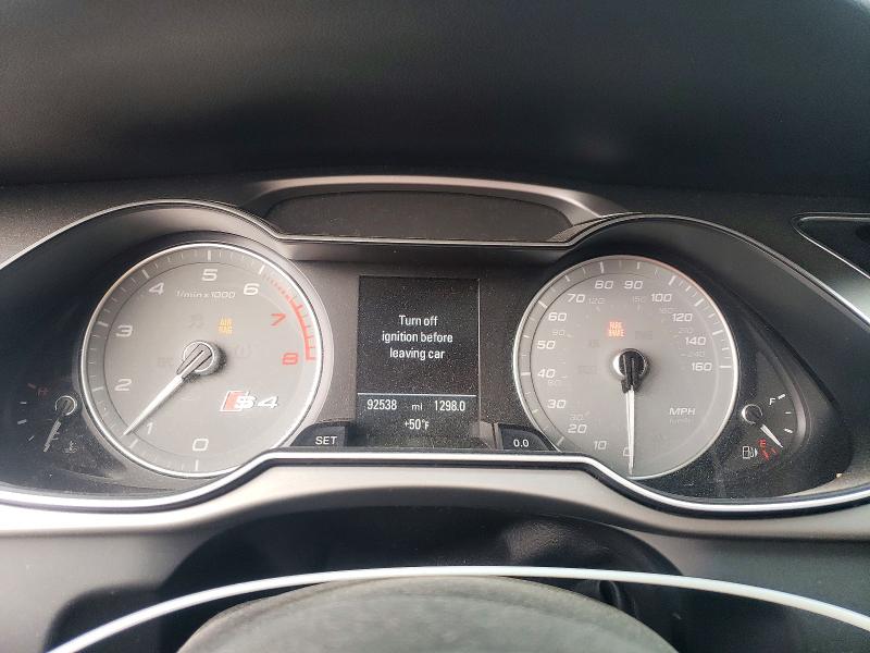 Photo 9 from auction – 2014 AUDI S4 PREMIUM with VIN WAUDGAFL4EA152804