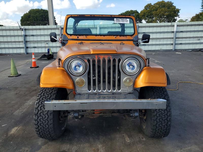 Photo 5 from auction – 1985 JEEP JEEP CJ7 with VIN 1JCCF87EXFT185045