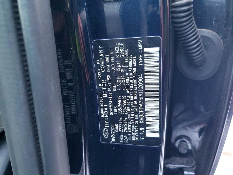 Photo 14 from auction – 2023 HYUNDAI TUCSON LIM with VIN KM8JFDA25PU120904