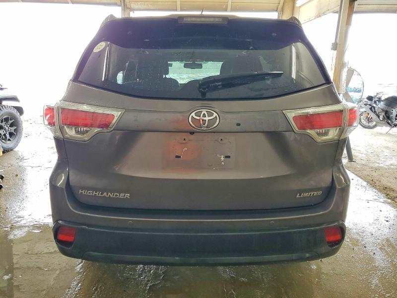 Photo 6 from auction – 2016 TOYOTA HIGHLANDER with VIN 5TDYKRFH4GS184509