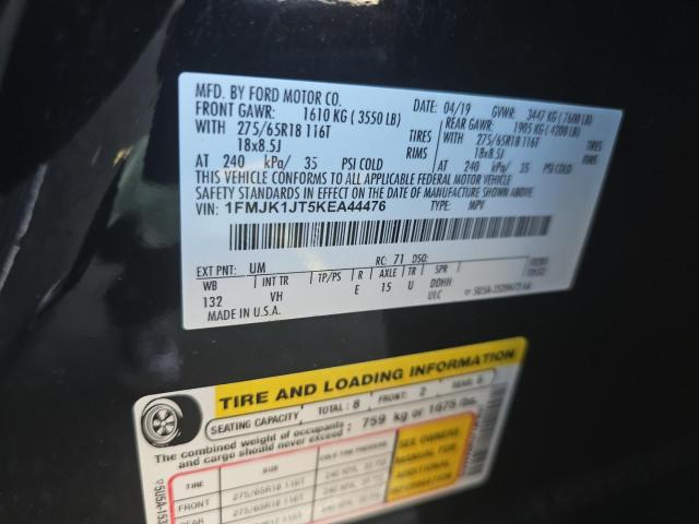Photo 10 from auction – 2019 FORD EXPEDITION with VIN 1FMJK1JT5KEA44476