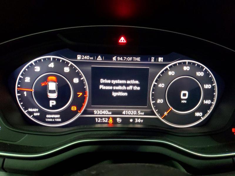 Photo 9 from auction – 2018 AUDI A4 with VIN WAUENAF49JA108567