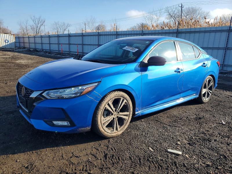 NISSAN SENTRA SR 2020 with VIN 3N1AB8DV8LY247119 - Photo from auction