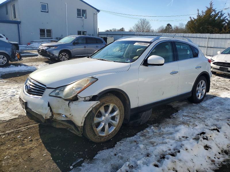 INFINITI EX35 BASE 2010 with VIN JN1AJ0HR1AM755918 - Photo from auction