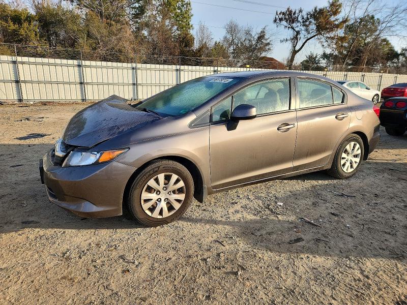 HONDA CIVIC LX 2012 with VIN 19XFB2F52CE324761 - Photo from auction