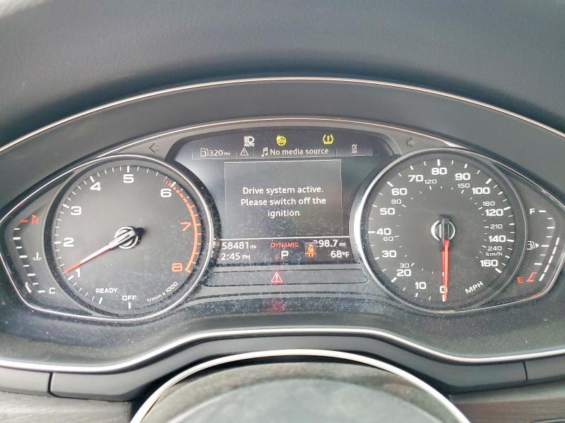 Photo 9 from auction – 2021 AUDI A4 with VIN WAUABAF45MA014293