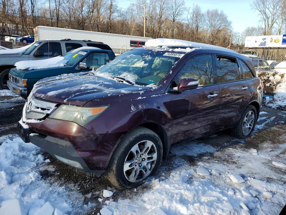 Photo 1 from auction – 2008 ACURA MDX TECHNO with VIN 2HNYD28688H548373