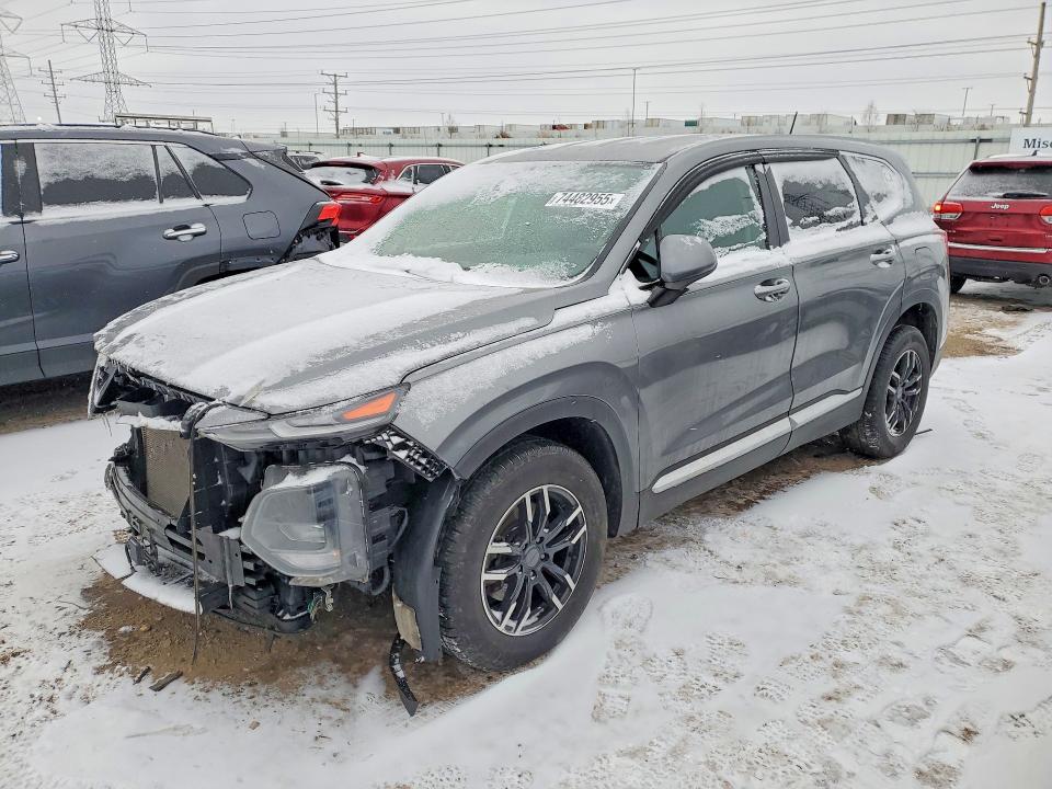 HYUNDAI SANTA FE S 2019 with VIN 5NMS2CAD6KH121589 - Photo from auction