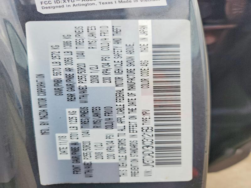 Photo 14 from auction – 2019 MAZDA CX-9 with VIN JM3TCADY3K0312169
