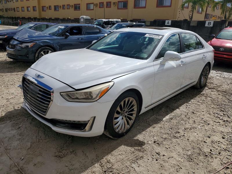 GENESIS G90 PREMIU 2018 with VIN KMHG34JA3JU044729 - Photo from auction