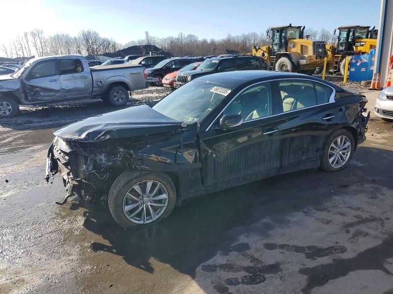 INFINITI Q50 BASE 2017 with VIN JN1CV7ARXHM681439 - Photo from auction