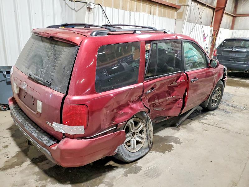 Photo 3 from auction – 2004 HONDA PILOT EXL with VIN 2HKYF18684H566285
