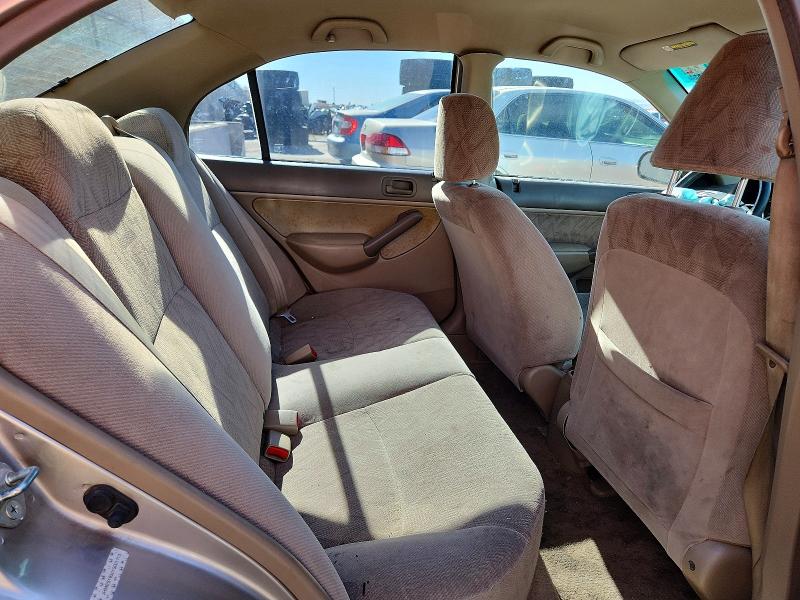 Photo 10 from auction – 2001 HONDA CIVIC LX with VIN JHMES16501S001713
