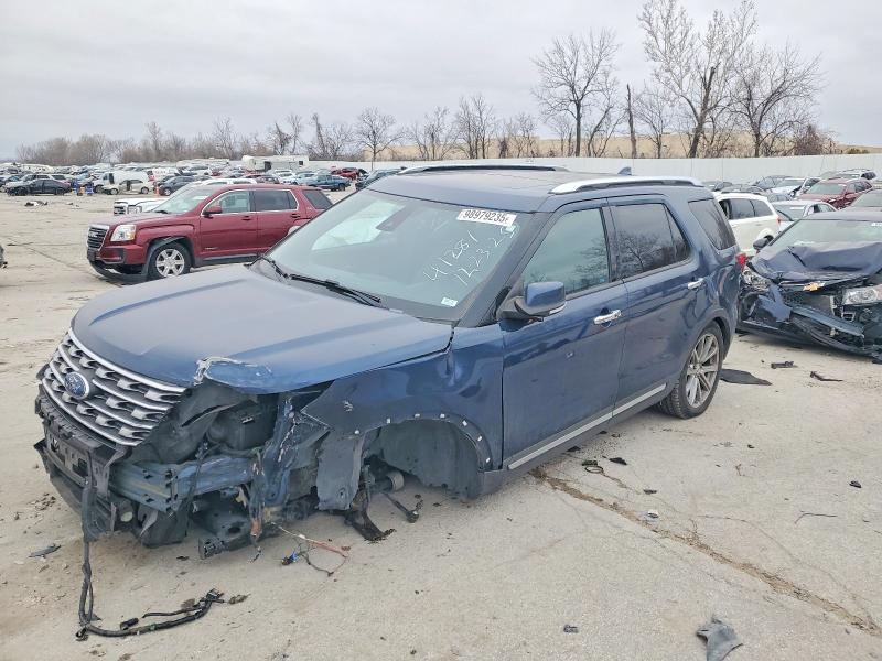 FORD EXPLORER L 2017 with VIN 1FM5K7F81HGE29040 - Photo from auction