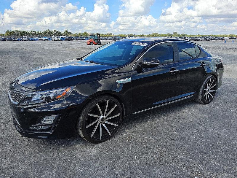 KIA OPTIMA HYB 2014 with VIN KNAGN4ADXE5074400 - Photo from auction
