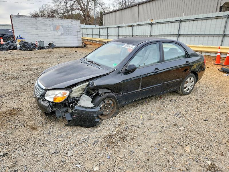 KIA SPECTRA EX 2008 with VIN KNAFE121685519833 - Photo from auction