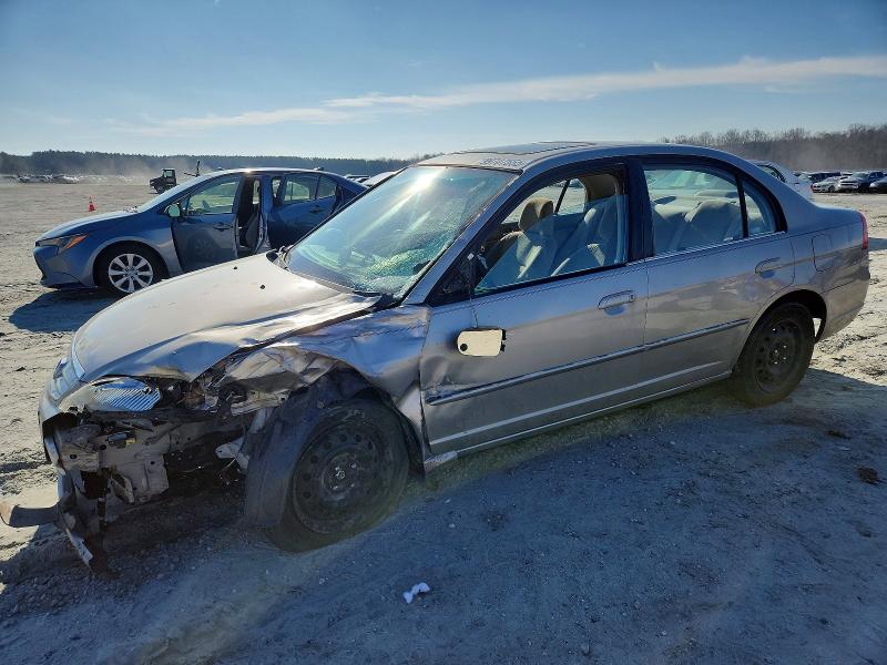 HONDA CIVIC LX 2002 with VIN 1HGES26752L053859 - Photo from auction