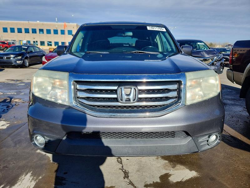 Photo 5 from auction – 2012 HONDA PILOT EXL with VIN 5FNYF3H58CB041498