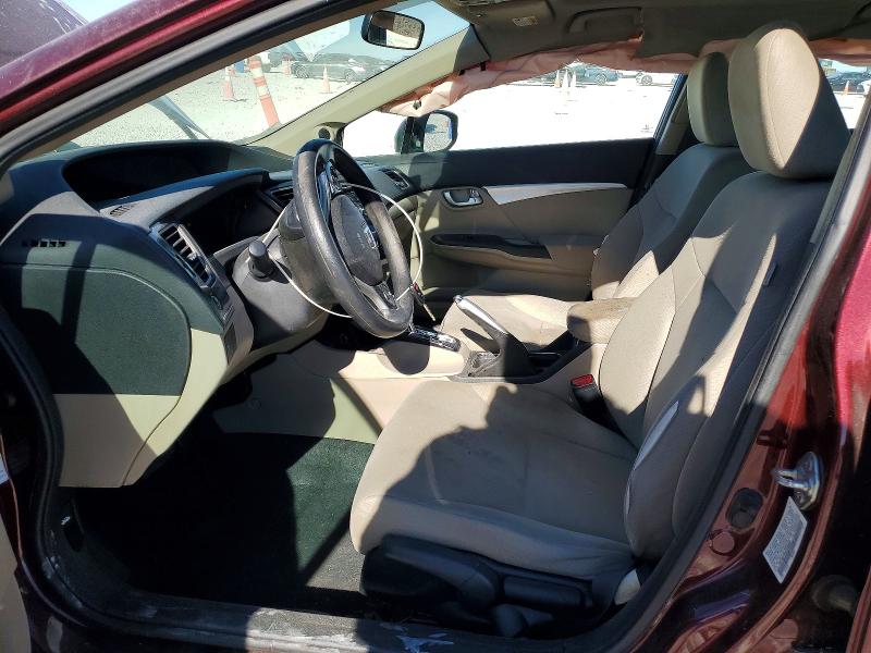 Photo 7 from auction – 2013 HONDA CIVIC with VIN 19XFB2F89DE098682