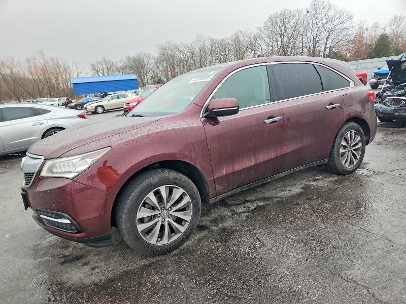 ACURA MDX TECHNO 2016 with VIN 5FRYD4H48GB007679 - Photo from auction