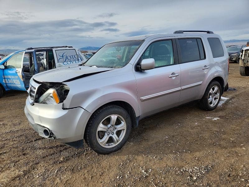HONDA PILOT EXL 2014 with VIN 5FNYF4H57EB057376 - Photo from auction