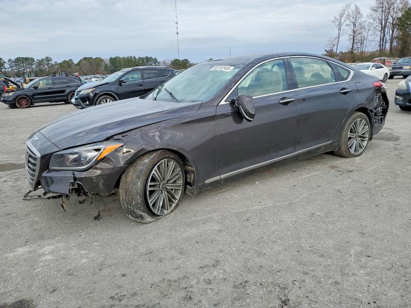 GENESIS G80 2018 with VIN KMHGN4JE0JU280722 - Photo from auction