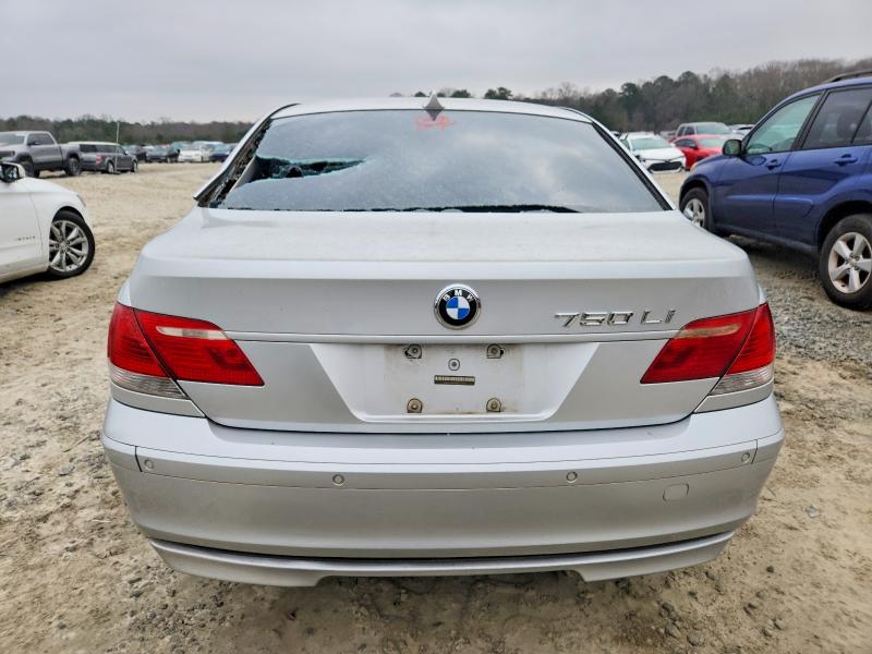 Photo 6 from auction – 2007 BMW 750 with VIN WBAHN83597DT72611