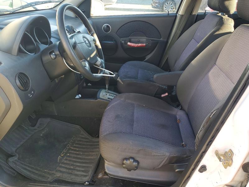Zdjęcie 7 z aukcji – 2007 CHEVROLET AVEO BASE z VIN KL1TD666X7B761740