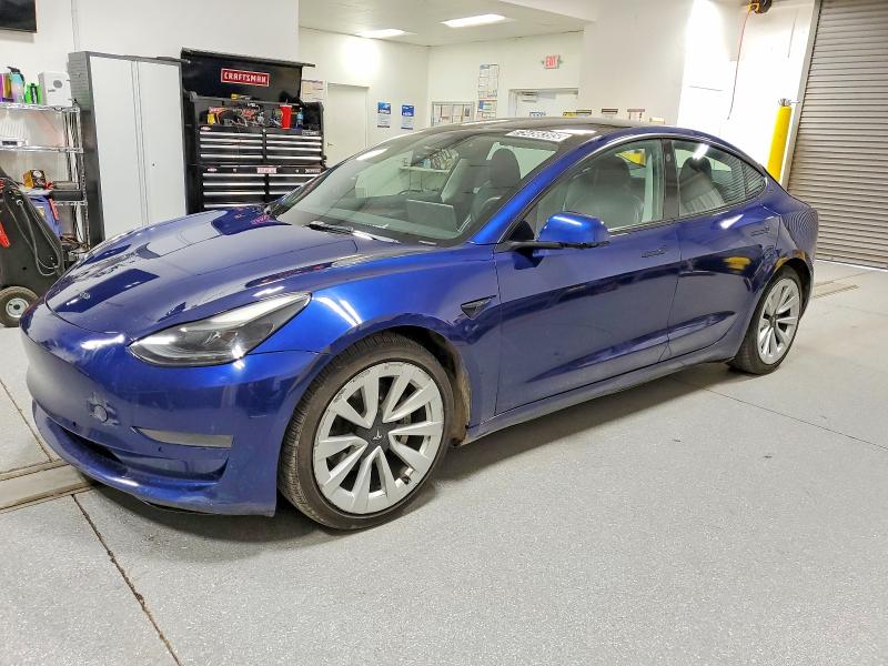 TESLA MODEL 3 2022 with VIN 5YJ3E1EA9NF371575 - Photo from auction