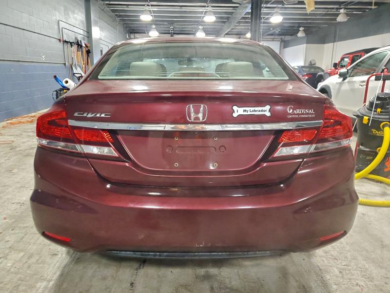 Photo 6 from auction – 2013 HONDA CIVIC LX with VIN 2HGFB2F55DH595949