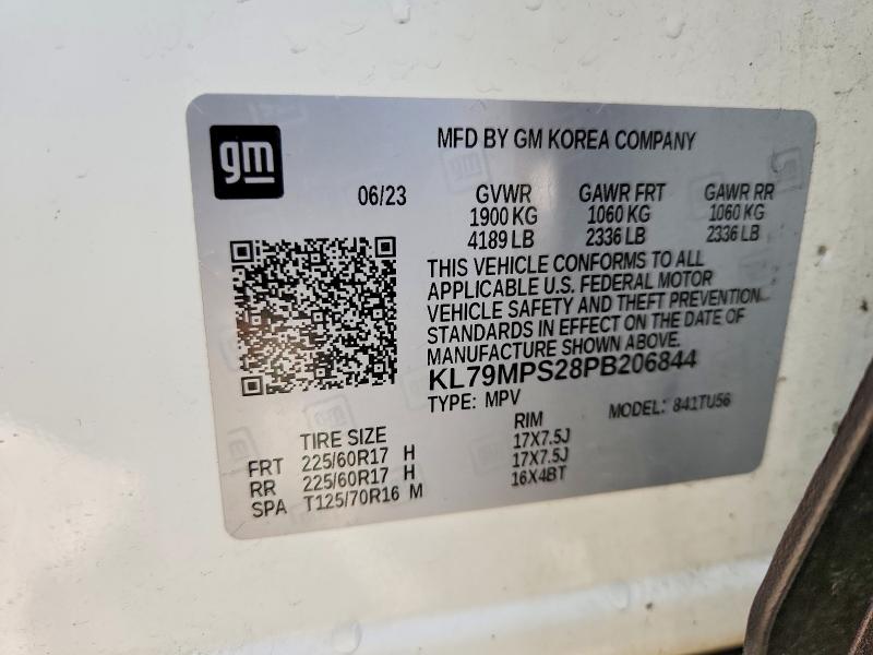 Photo 14 from auction – 2023 CHEVROLET TRAILBLAZER with VIN KL79MPS28PB206844