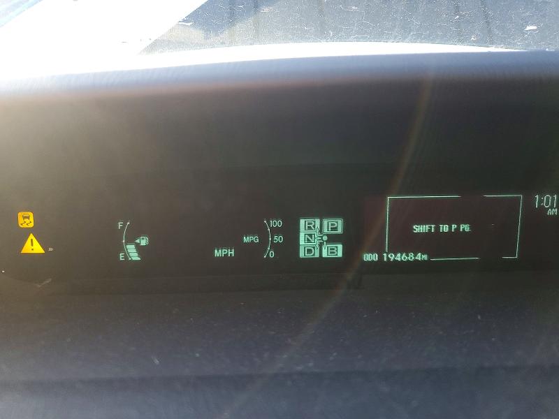 Photo 9 from auction – 2010 TOYOTA PRIUS with VIN JTDKN3DU0A0017746