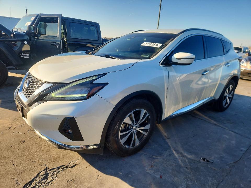 NISSAN MURANO 2021 with VIN 5N1AZ2BJ0MC104726 - Photo from auction