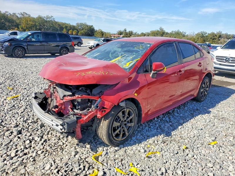 TOYOTA COROLLA LE 2021 with VIN JTDEPMAEXMJ145162 - Photo from auction