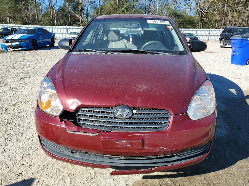 Photo 5 from auction – 2009 HYUNDAI ACCENT GLS with VIN KMHCM46C09U293183
