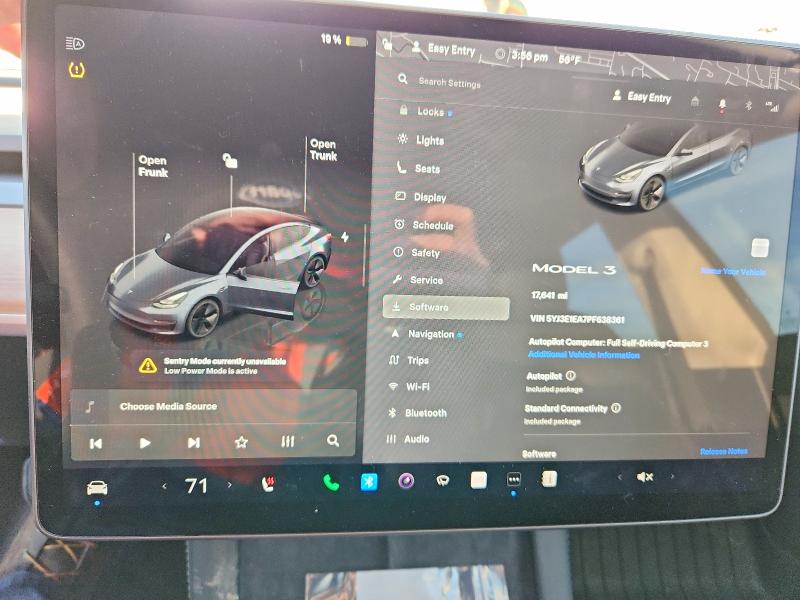Photo 9 from auction – 2023 TESLA MODEL 3 with VIN 5YJ3E1EA7PF638361