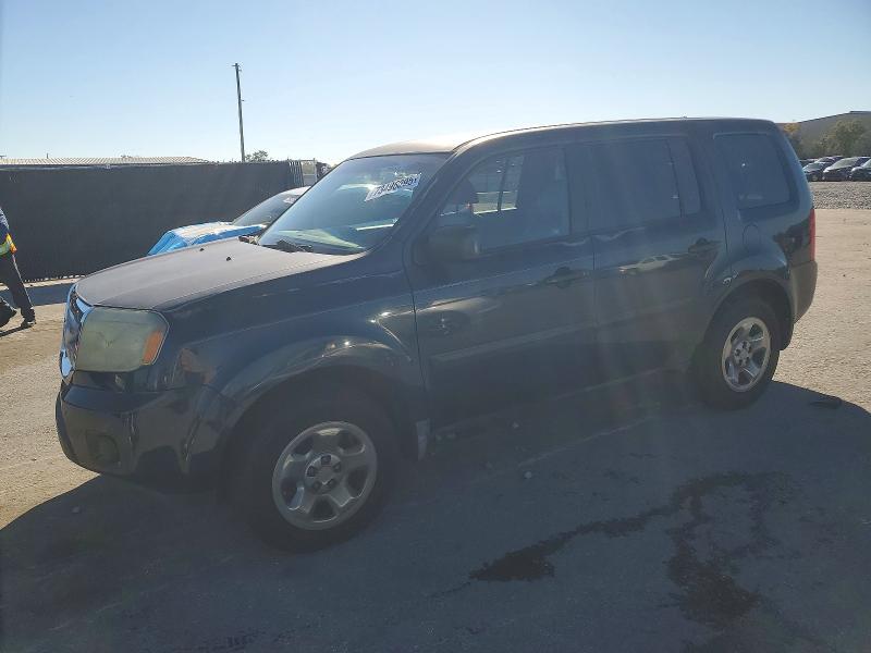 HONDA PILOT LX 2010 with VIN 5FNYF3H27AB023304 - Photo from auction