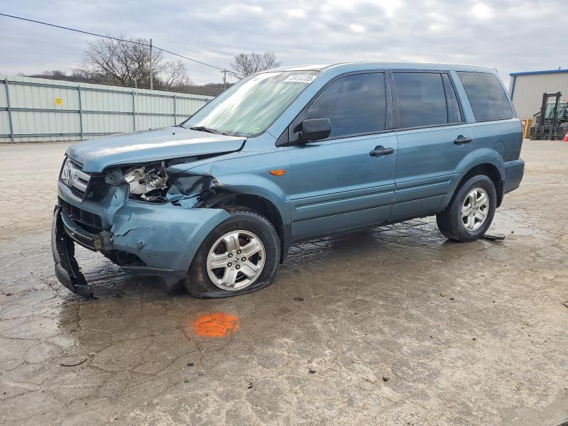 HONDA PILOT LX 2007 with VIN 5FNYF18107B005456 - Photo from auction