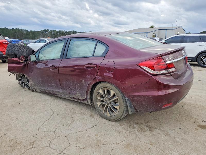 Photo 2 from auction – 2013 HONDA CIVIC EXL with VIN 19XFB2F90DE047791