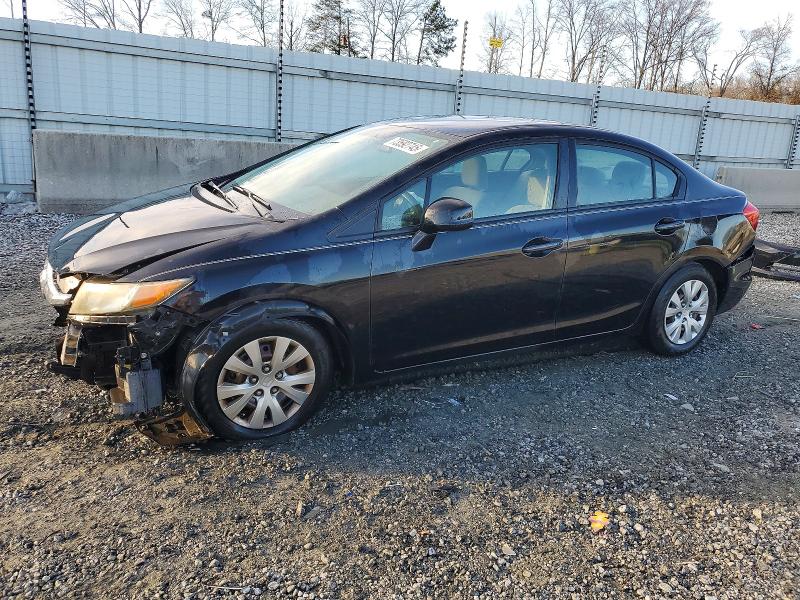 HONDA CIVIC LX 2012 with VIN 2HGFB2F59CH530813 - Photo from auction