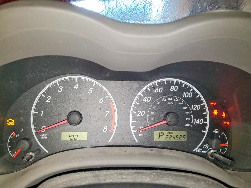 Photo 9 from auction – 2009 TOYOTA COROLLA BA with VIN 1NXBU40E59Z140983