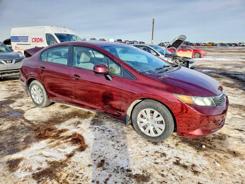Photo 4 from auction – 2012 HONDA CIVIC LX with VIN 2HGFB2F47CH062152