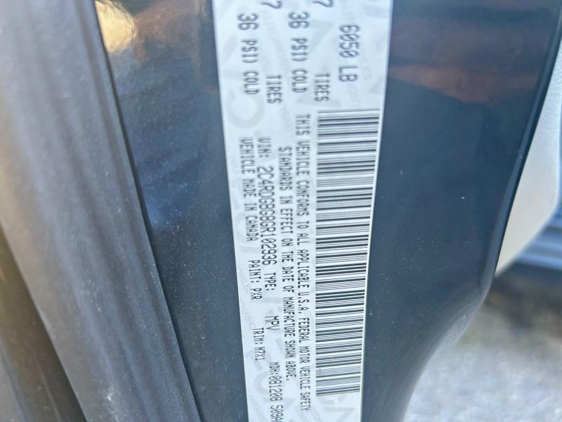 Photo 10 from auction – 2016 DODGE GRAND CARA with VIN 2C4RDGBG8GR102936